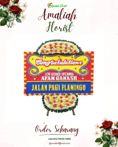 Bunga Papan Congratulation di Pisangan Baru